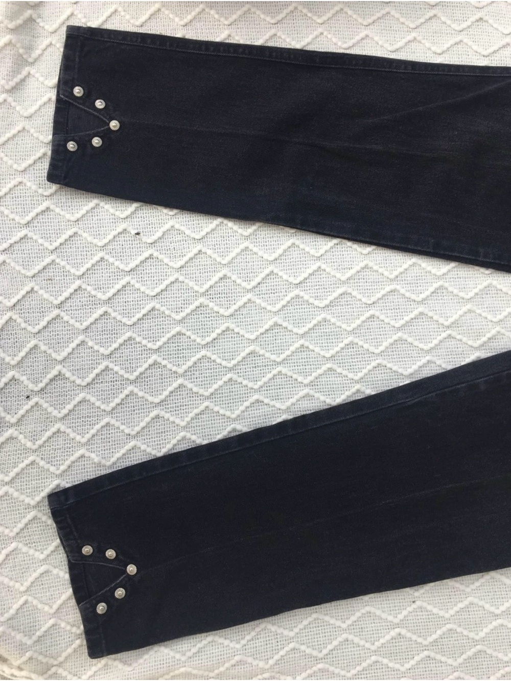 Rockies Women’s Black Jeans with Stud Accents - Picture 5 of 6